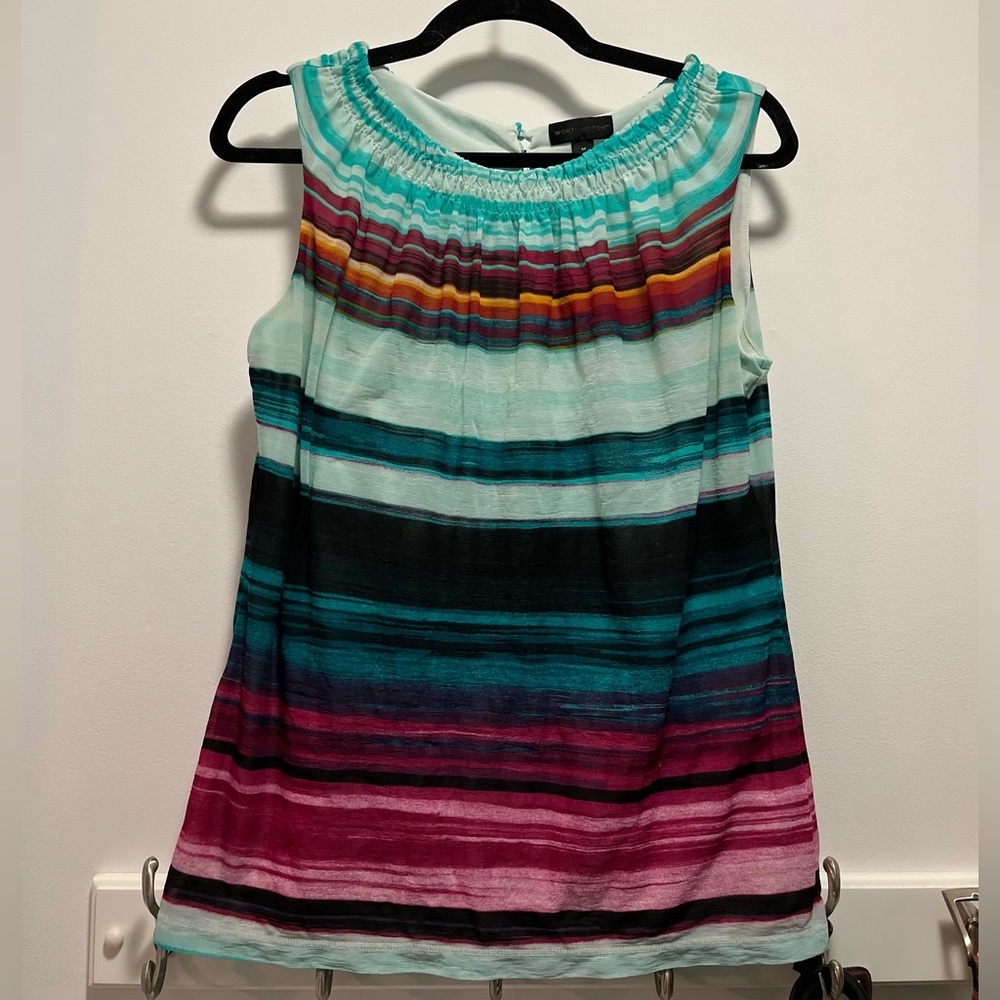 Worthington striped tank top